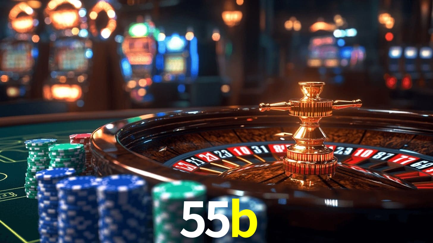 55b: Jogos de Caça-Níqueis-Altas Recompensas, Roleta-Velocidade, Blackjack-Desafios Máximos